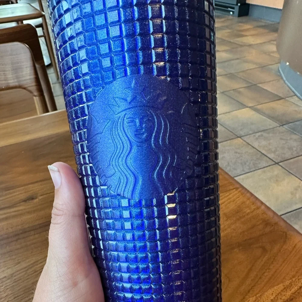 Starbucks Purple Glitter‎ Square Cold Cup